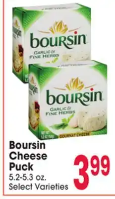 Jewel-Osco Boursin Cheese Puck offer