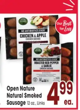 Jewel-Osco Open Nature Natural Smoked Sausage offer