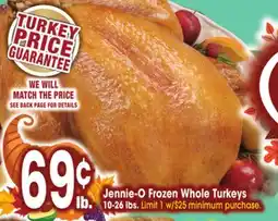 Jewel-Osco Jennie-O Frozen Whole Turkeys offer