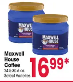 Jewel-Osco Maxwell House Coffee offer