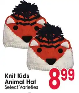 Jewel-Osco Knit Kids Animal Hat offer
