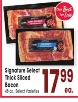 Jewel-Osco Signature Select Thick Sliced Bacon offer