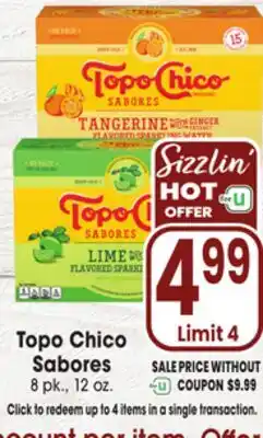 Jewel-Osco Topo Chico Sabores offer