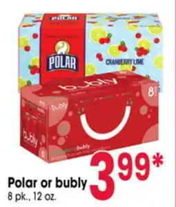 Jewel-Osco Polar or bubly offer