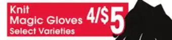 Jewel-Osco Knit Magic Gloves offer
