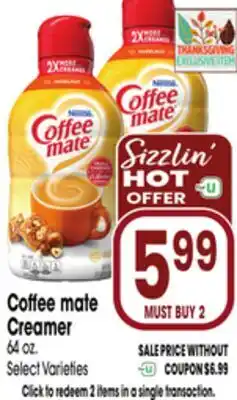Jewel-Osco Coffee mate Creamer offer