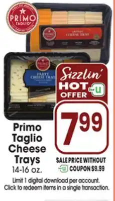 Jewel-Osco Primo Taglio Cheese Trays offer