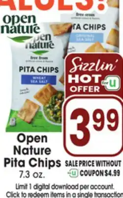 Jewel-Osco Open Nature Pita Chips offer