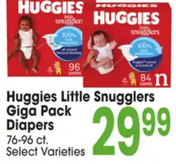 Jewel-Osco Huggies Little Snugglers Giga Pack Diapers offer