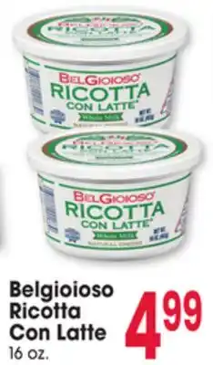 Jewel-Osco Belgioioso Ricotta Con Latte offer