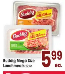 Jewel-Osco Buddig Mega Size Lunchmeats offer
