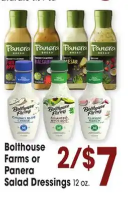 Jewel-Osco Bolthouse Farms or Panera Salad Dressings offer