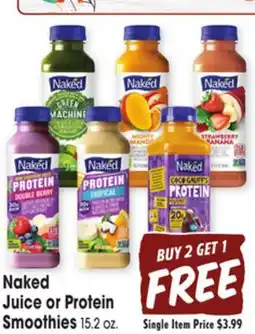 Jewel-Osco Naked Juice or Protein Smoothies offer