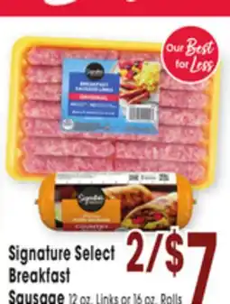 Jewel-Osco Signature Select Breakfast Sausage offer
