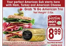 Jewel-Osco Grab 'N Go American Trio offer