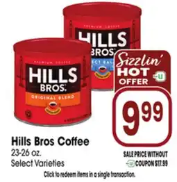 Jewel-Osco Hills Bros Coffee offer