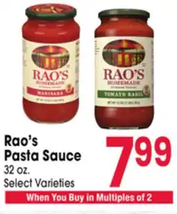 Jewel-Osco Rao's Pasta Sauce offer
