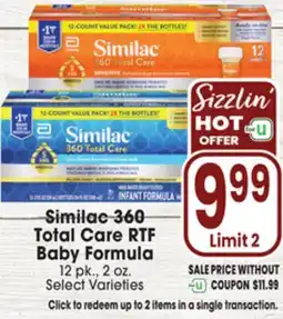Jewel-Osco Similac 360 Total Care RTF Baby Formula offer