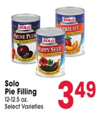 Jewel-Osco Solo Pie Filling offer