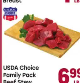 Tony’s Fresh Market USDA Choice Family Pack Beef Stew Beef offer