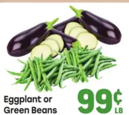 Tony’s Fresh Market Eggplant or Green Beans offer
