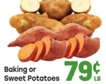 Tony’s Fresh Market Baking or Sweet Potatoes offer