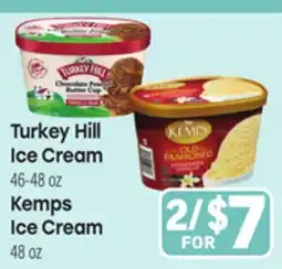 Tony’s Fresh Market Turkey Hill Ice Cream 46-48 oz Kemps Ice Cream 48 oz offer