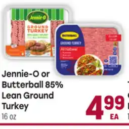 Tony’s Fresh Market Jennie-O or Butterball 85% Lean Ground Lean Turkey offer