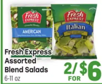 Tony’s Fresh Market Fresh Express Assorted Blend Salads offer
