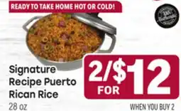 Tony’s Fresh Market Signature Recipe Puerto Rican Rice offer