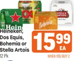 Tony’s Fresh Market Heineken, Dos Equis, Bohemia or Stella Artois offer