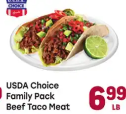 Tony’s Fresh Market USDA Choice Family Pack Beef Taco Meat offer