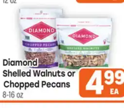 Tony’s Fresh Market Diamond Shelled Walnuts or Chopped Pecans offer