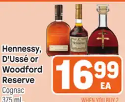 Tony’s Fresh Market Hennessy, D' Ussé or Woodford Reserve Cognac offer
