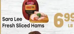 Tony’s Fresh Market Sara Lee Fresh Sliced Hams offer