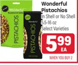 Tony’s Fresh Market Wonderful Pistachios offer