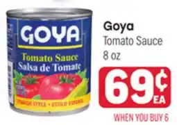 Tony’s Fresh Market Goya Tomato Sauce offer