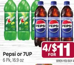 Tony’s Fresh Market Pepsi or 7UP offer