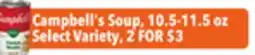 Tony’s Fresh Market Campbell's Soup offer