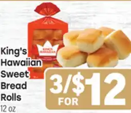 Tony’s Fresh Market King's Hawaiian Sweet Bread Rolls offer