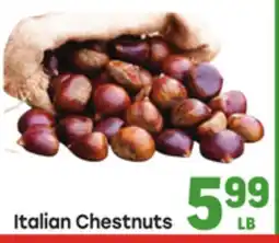 Tony’s Fresh Market Italian Chestnuts offer