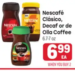 Tony’s Fresh Market Nescafé Clásico, Decaf or de Olla Coffee offer