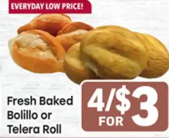 Tony’s Fresh Market Fresh Baked Bolillo or Telera Roll offer