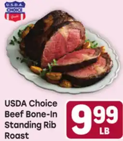 Tony’s Fresh Market USDA Choice Beef Bone-In Standing Rib Roast offer