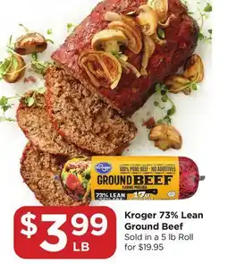 Food 4 Less Kroger 73% Lean Ground Beef offer