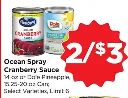 Food 4 Less Ocean Spray Cranberry Sauce offer