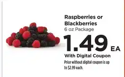 Food 4 Less Raspberries or Blackberries offer
