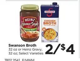 Food 4 Less Swanson Broth offer