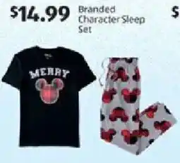 Aldi Branded Character Sleep Set offer
