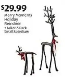Aldi Merry Moments Holiday Reindeer offer
